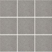 Lattialaatta Pukkila Natura Granite Grey, himmeä, sileä, 96x96mm, lasikuituverkossa