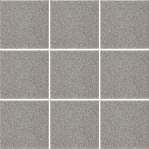 Lattialaatta Pukkila Natura Granite Grey, himmeä, sileä, 96x96mm, lasikuituverkossa
