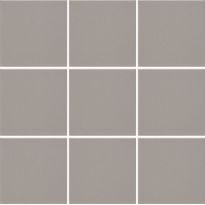 Lattialaatta Pukkila Natura Vaaleanharmaa, himmeä, sileä, 96x96mm, lasikuituverkossa