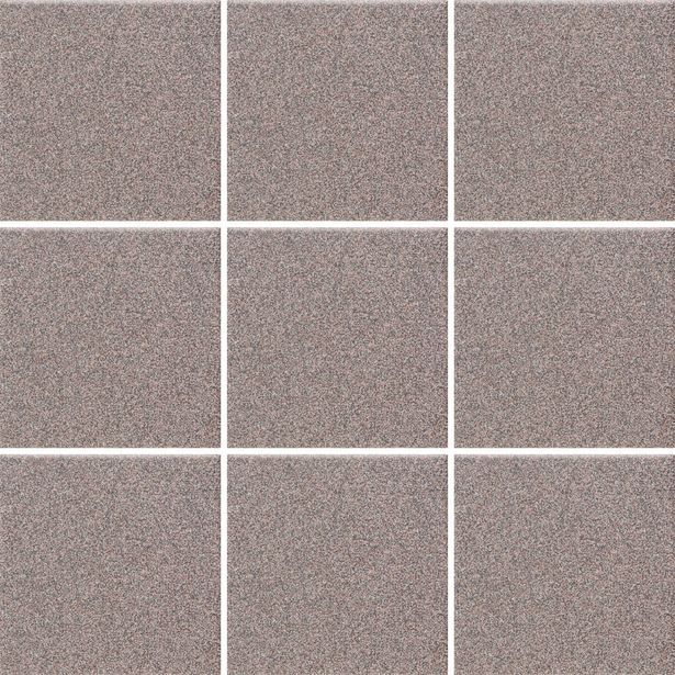 Lattialaatta Pukkila Natura Granite Burgundy, himmeä, sileä, 96x96mm, lasikuituverkossa