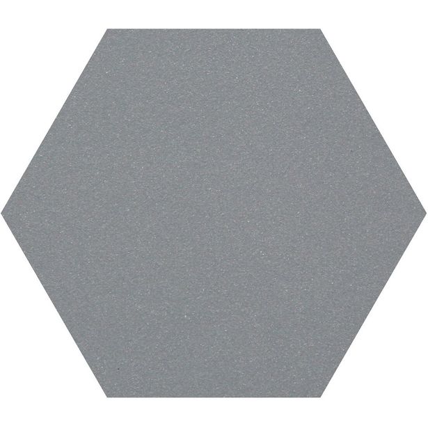 Lattialaatta Pukkila Natura 6-kulmainen Tummanharmaa, himmeä, sileä, 115x100mm