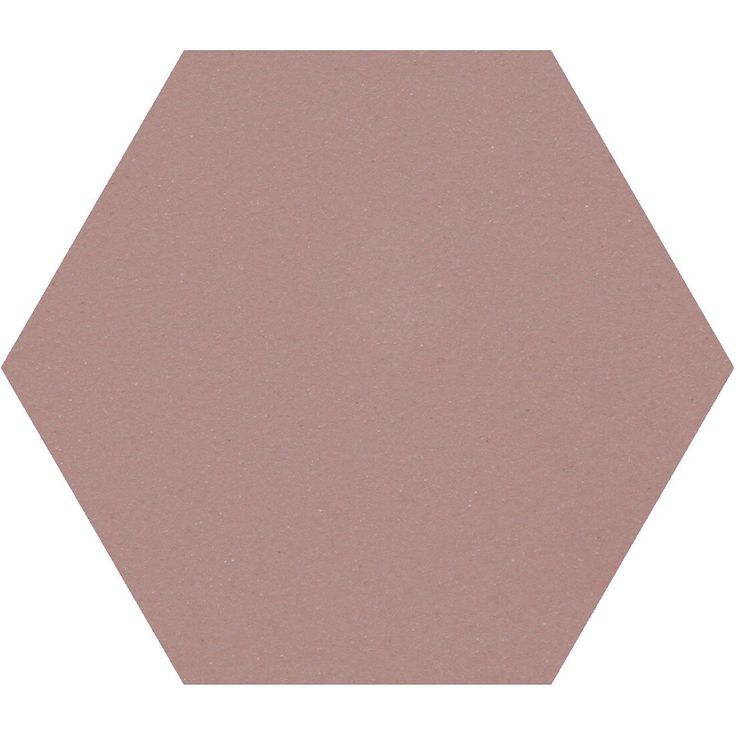 Lattialaatta Pukkila Natura 6-kulmainen Roosa, himmeä, sileä, 115x100mm