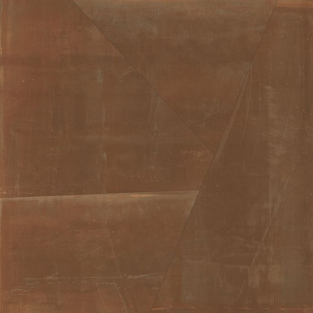 Lattialaatta Pukkila Metal Design Deco Copper, matta, sileä, 119.8x119.8cm