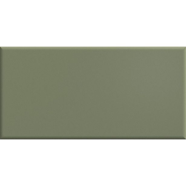 Seinälaatta Pukkila Tiffany Safari Green, matta, tasapintainen, 7.5x15cm