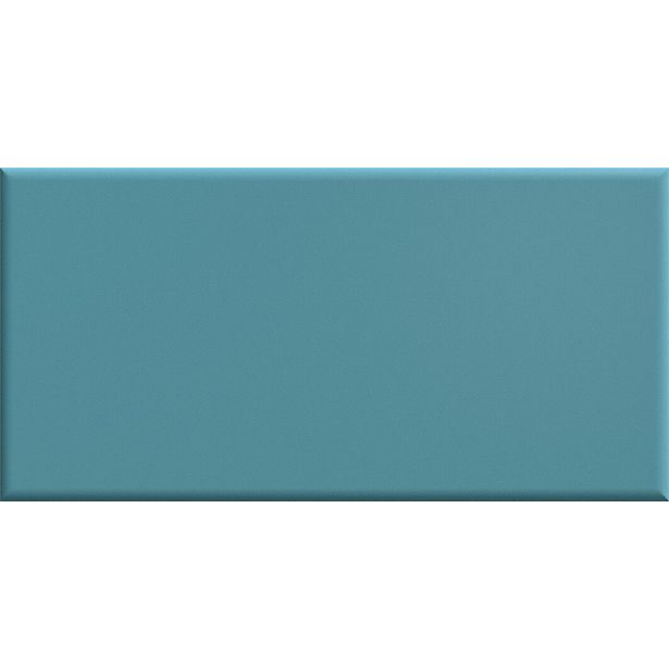 Seinälaatta Pukkila Tiffany Blue, matta, tasapintainen, 7.5x15cm