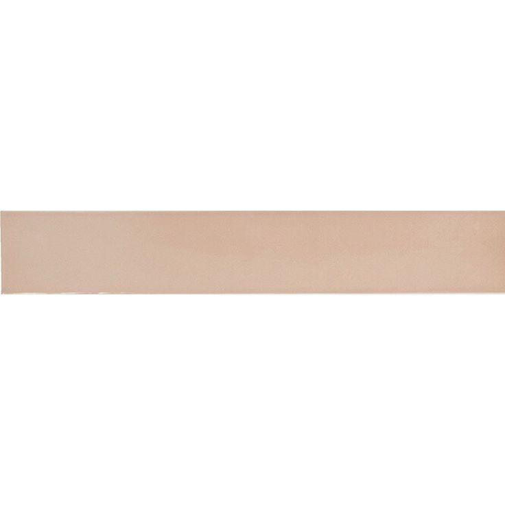 Seinälaatta Pukkila Manacor Blush Pink, kiiltävä, strukturoitu, 6.5x40cm