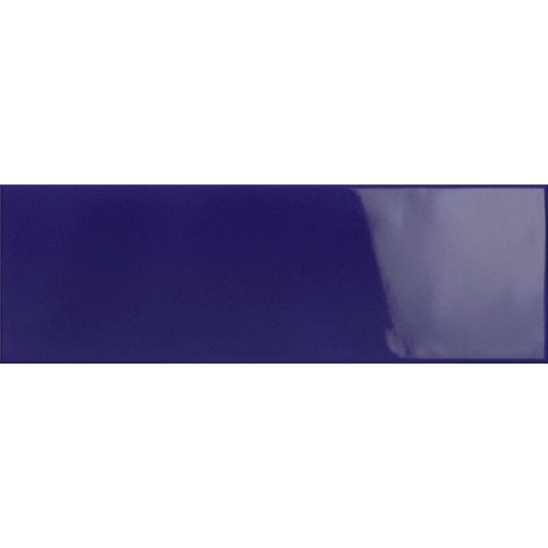 Seinälaatta Pukkila Soho Cobalt Blue, kiiltävä, struktuuri, 297x97mm