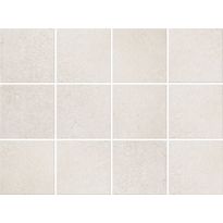 Lattialaatta Pukkila Europe White, himmeä, sileä, 97x97mm