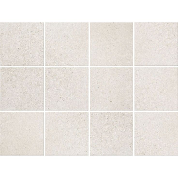 Lattialaatta Pukkila Europe White, himmeä, sileä, 97x97mm