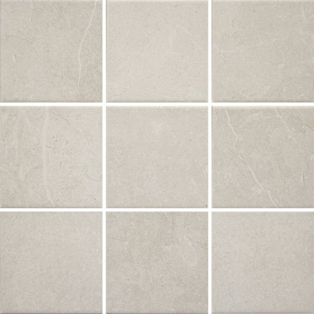 Lattialaatta Pukkila Piazen Sand, himmeä, sileä, 97x97mm