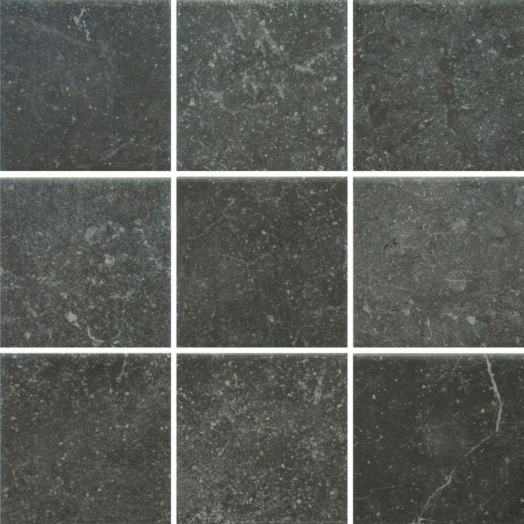Lattialaatta Pukkila Piazen Coal, himmeä, sileä, 97x97mm