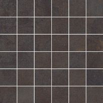 Mosaiikkilaatta Pukkila Beton Design Anthracite, matta, tasapintainen, 5x5cm, lasikuituverkolla