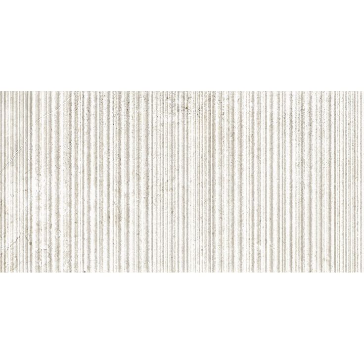 Seinälaatta Pukkila Stone Age White Sawn, 29.5x59.2cm, matta