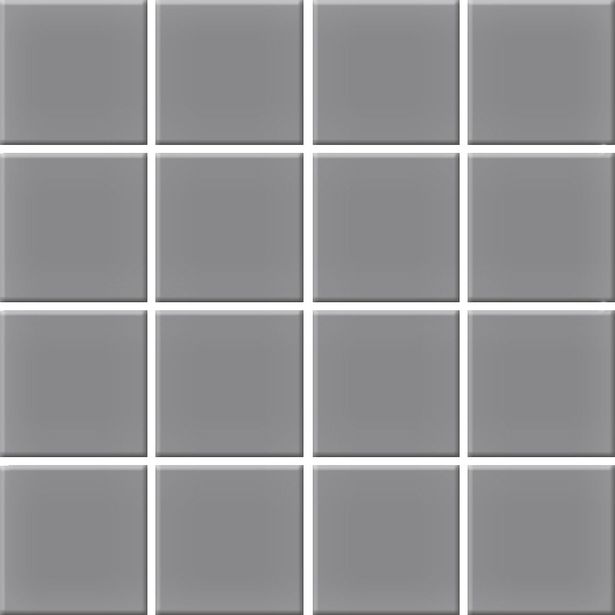 Mosaiikkilaatta Pukkila Color Lead Grey, himmeä, sileä, 47x47mm