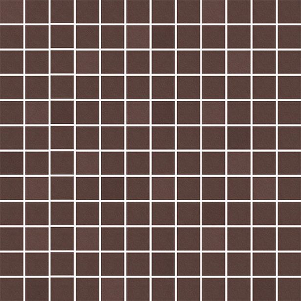 Mosaiikkilaatta Pukkila Mosaico Porcelanico Brown, himmeä, sileä, 25x25mm
