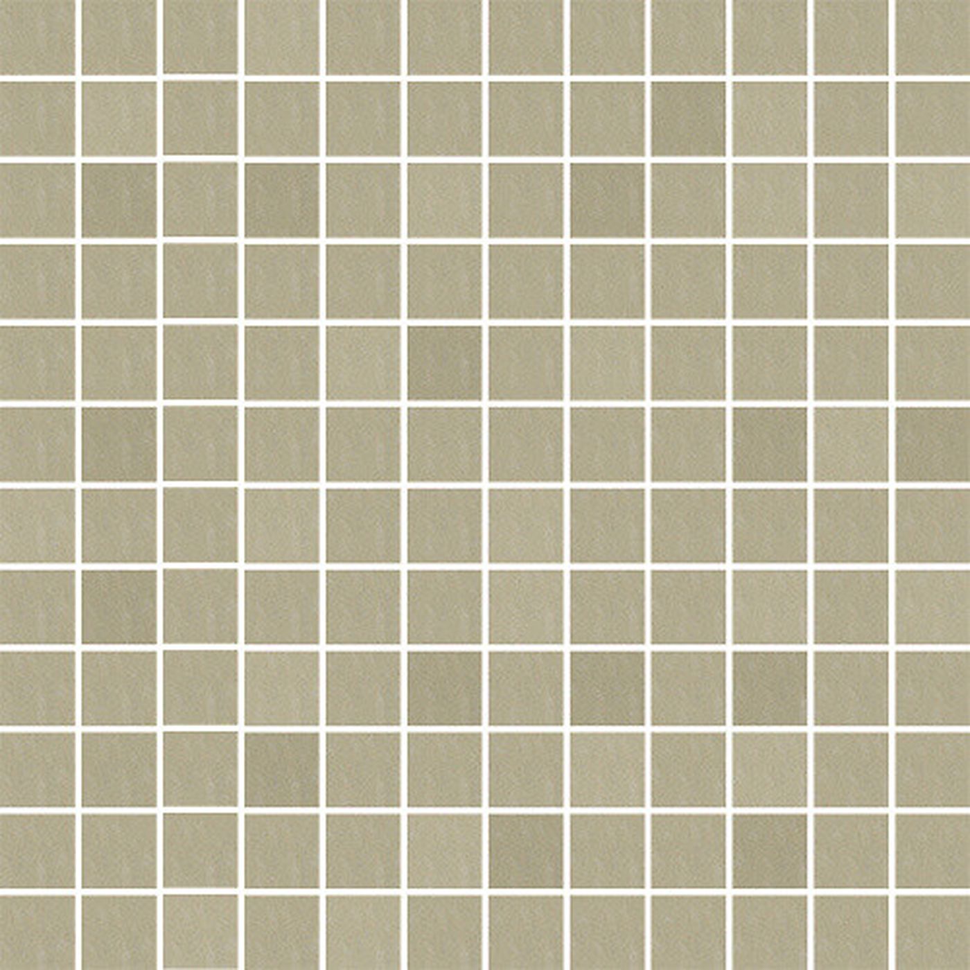 Mosaiikkilaatta Pukkila Mosaico Porcelanico Grey-Green, himmeä, sileä, 25x25mm