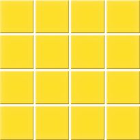 Mosaiikkilaatta Pukkila Color Yellow, himmeä, sileä, 47x47mm