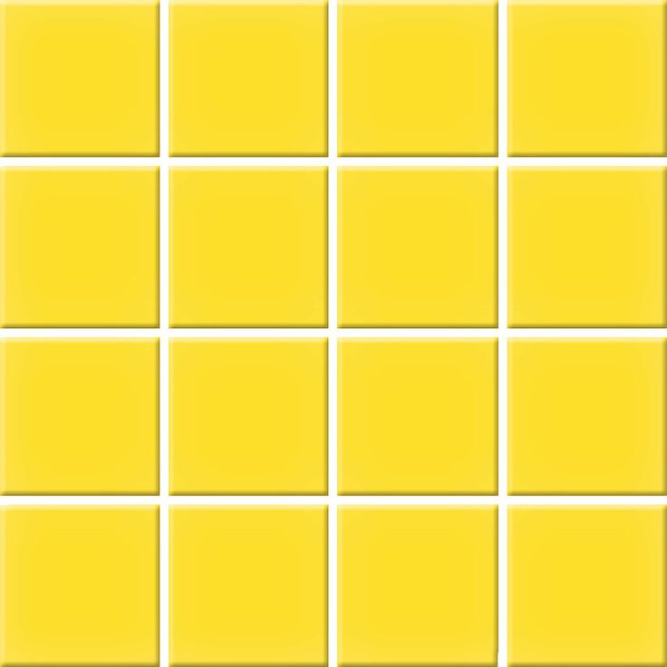 Mosaiikkilaatta Pukkila Color Yellow, himmeä, sileä, 47x47mm