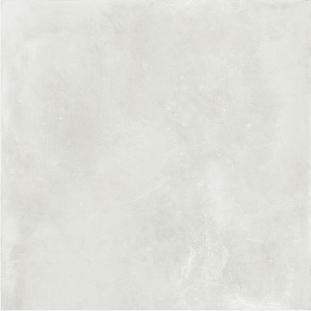 Lattialaatta Pukkila Cocoon White, himmeä, sileä, 798x798mm