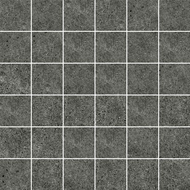 Mosaiikkilaatta Pukkila Deep mosaiikki Pepper, himmeä, sileä, 50x50mm
