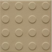 Lattialaatta Pukkila Natura Tumma Beige, himmeä, struktuuri, pyörönasta, 96x96mm