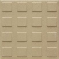 Lattialaatta Pukkila Natura Tumma Beige, himmeä, struktuuri, neliönasta, 96x96mm