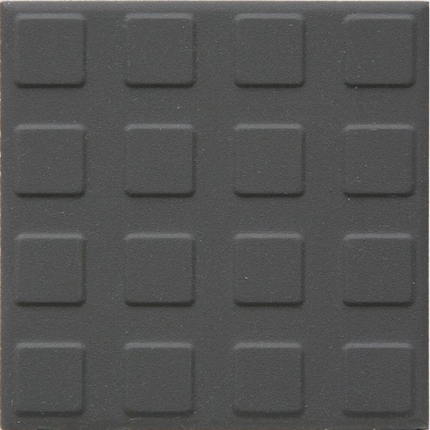 Lattialaatta Pukkila Natura Grafiitinharmaa, himmeä, struktuuri, neliönasta, 96x96mm