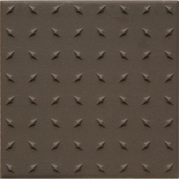Lattialaatta Pukkila Natura Ruskea, himmeä, struktuuri, dd, 96x96mm