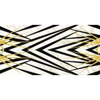 Kuviolaatta Pukkila Lush Palm Calacatta oro, kiillotettu, sileä, 594x1190mm