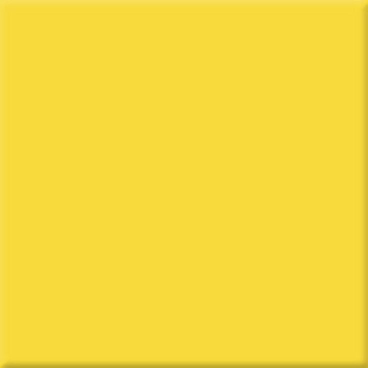Seinälaatta Pukkila Harmony Yellow, kiiltävä, sileä, 197x197mm