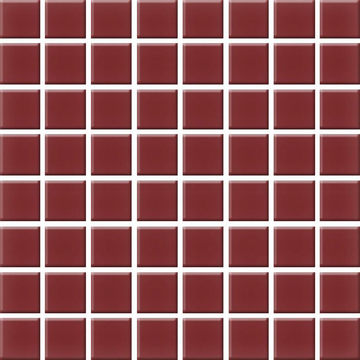 Mosaiikkilaatta Pukkila Color Burgundy, himmeä, sileä, 22x22mm