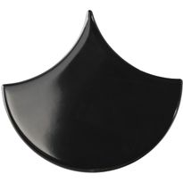 Seinälaatta Pukkila Scales Preto, kiiltävä, sileä, 150x135mm
