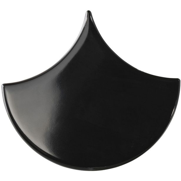 Seinälaatta Pukkila Scales Preto, kiiltävä, sileä, 150x135mm