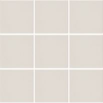 Lattialaatta Pukkila Natura Valkoinen, himmeä, sileä, 96x96mm, lasikuituverkossa