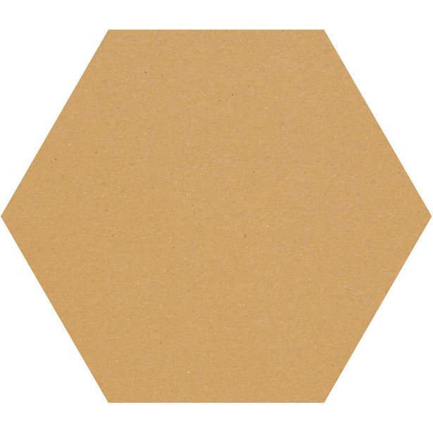 Lattialaatta Pukkila Natura 6-kulmainen Okrankeltainen, himmeä, sileä, 115x100mm