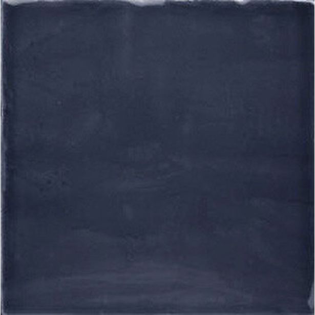 Seinälaatta Pukkila New Zellige Navy, kiiltävä, strukturoitu, 130x130mm