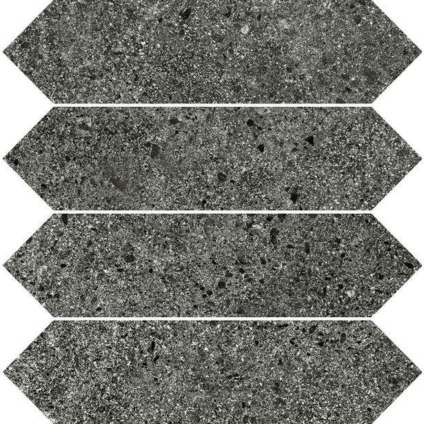Mosaiikkilaatta Pukkila Deep mosaiikki Pepper losanghe, himmeä, sileä, 30x7.5mm