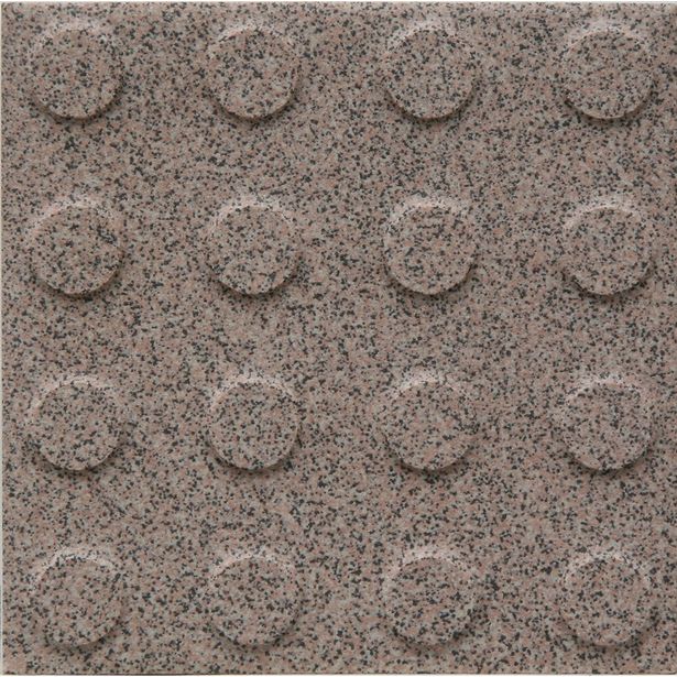 Lattialaatta Pukkila Natura Granite Rose, himmeä, struktuuri, pyörönasta, 96x96mm