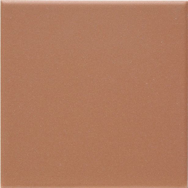 Lattialaatta Pukkila Natura Keskiruskea, himmeä, sileä, 96x96mm