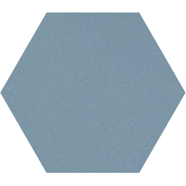 Lattialaatta Pukkila Natura 6-kulmainen Sininen, himmeä, sileä, 115x100mm