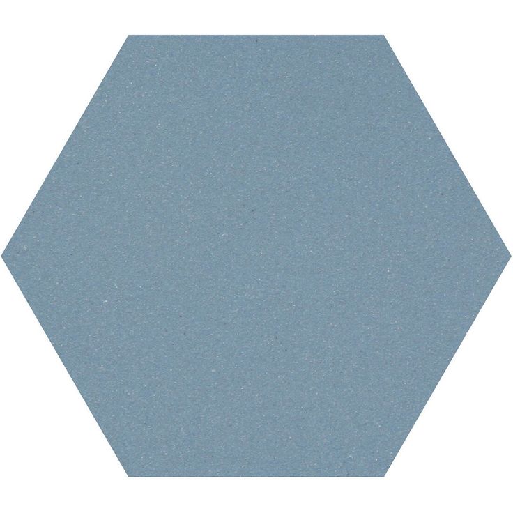 Lattialaatta Pukkila Natura 6-kulmainen Sininen, himmeä, sileä, 115x100mm