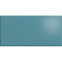 Seinälaatta Pukkila Tiffany Blue, kiiltävä, tasapintainen, 7.5x15cm