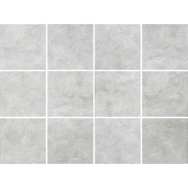 Seinälaatta Pukkila Mist Light Grey, matta, tasapintainen, 10x10cm, lasikuituverkolla