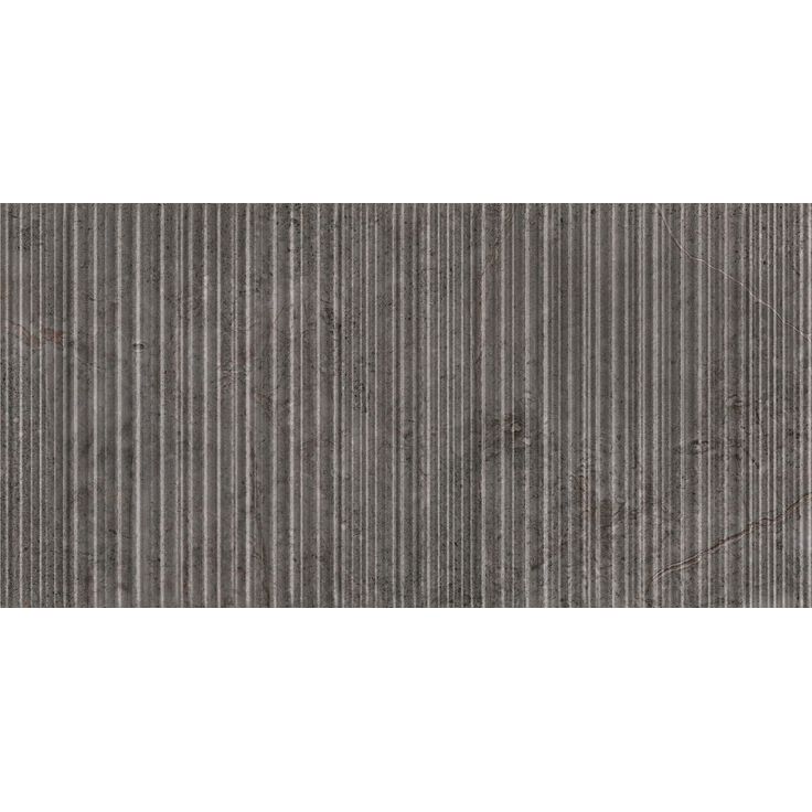 Seinälaatta Pukkila Stone Age Anthracite Sawn, 29.5x59.2cm, matta