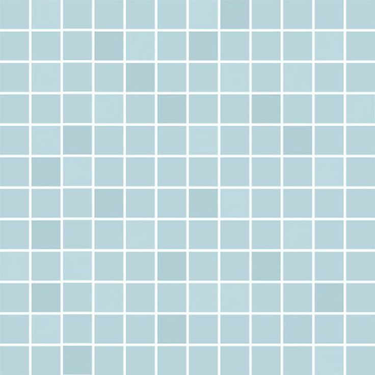 Mosaiikkilaatta Pukkila Mosaico Porcelanico Turquoise, himmeä, sileä, 25x25mm