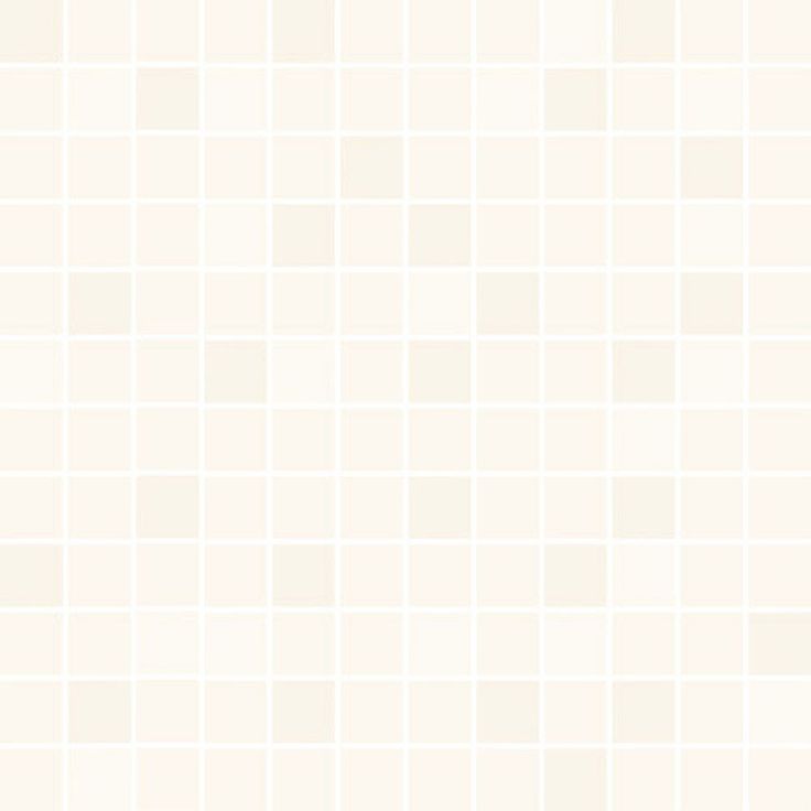 Mosaiikkilaatta Pukkila Mosaico Porcelanico Porcelaine White, himmeä, sileä, 25x25mm