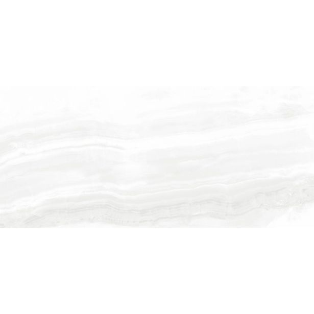 Seinälaatta Pukkila Glam Onice Bianco, kiiltävä, sileä, 547x247mm
