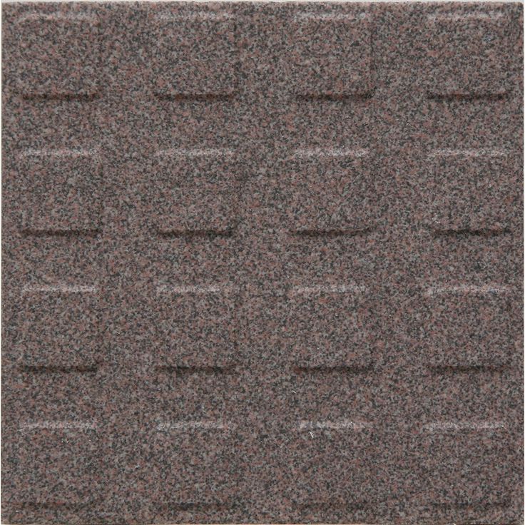 Lattialaatta Pukkila Natura Granite Burgundy, himmeä, struktuuri, neliönasta, 96x96mm