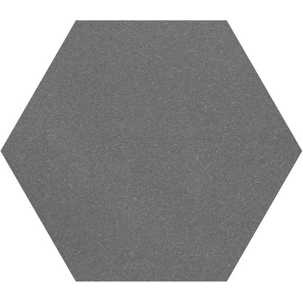 Lattialaatta Pukkila Natura 6-kulmainen Grafiitinharmaa, himmeä, sileä, 115x100mm