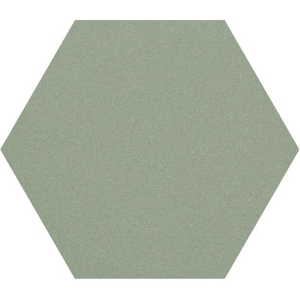 Lattialaatta Pukkila Natura 6-kulmainen Vihreä, himmeä, sileä, 115x100mm